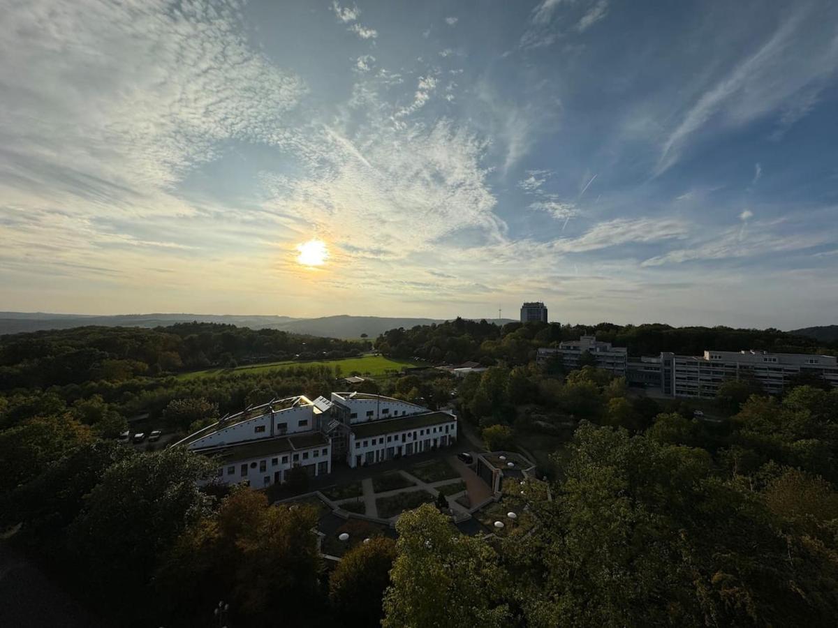 Klassen Stay - Design Studio In 11 Etage - Tolle Aussicht - Sauna, Pool - Netflix Lahnstein Kültér fotó