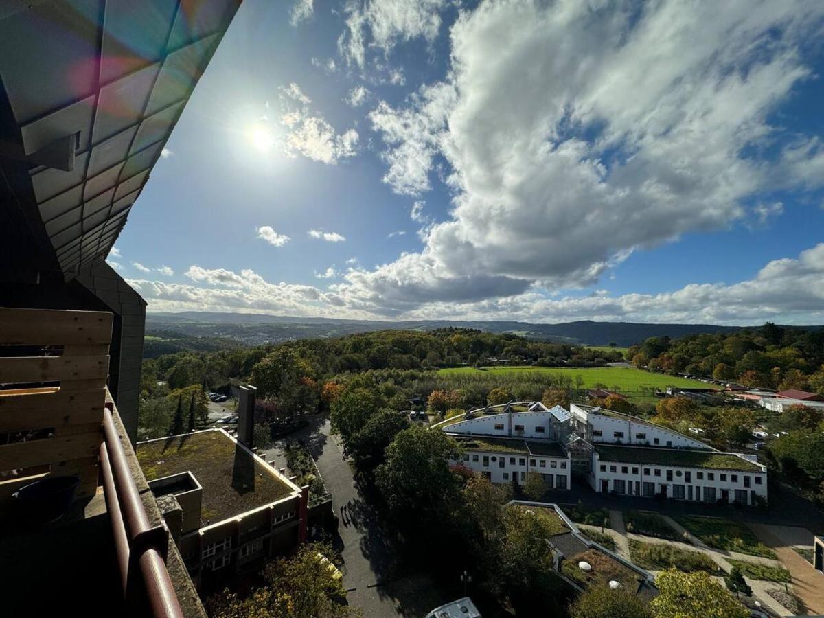 Klassen Stay - Design Studio In 11 Etage - Tolle Aussicht - Sauna, Pool - Netflix Lahnstein Kültér fotó